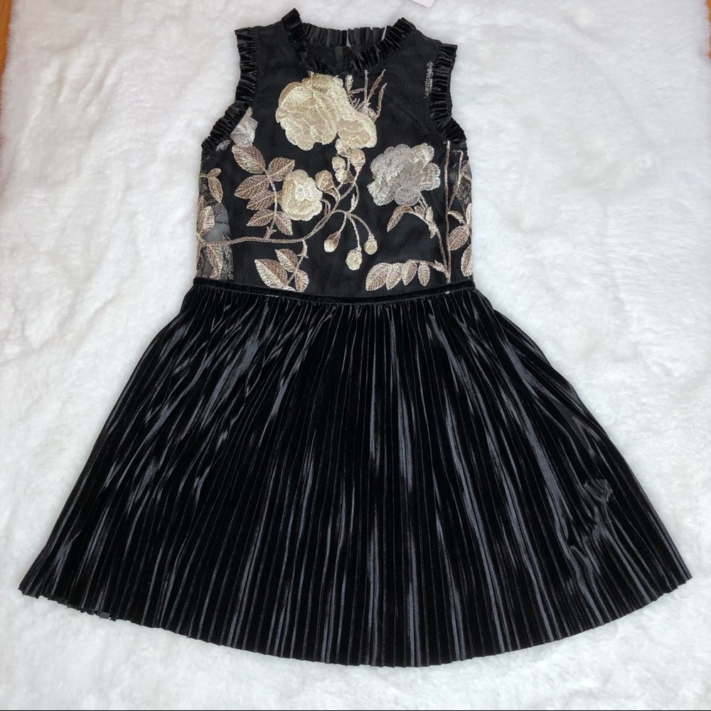 David Charles London Embroidered Floral Dress